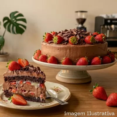 Bolo Mousse de Chocolate III