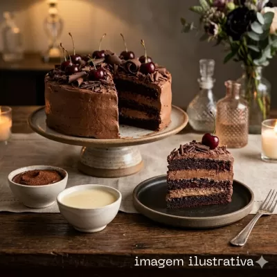 Bolo Mousse de Chocolate II