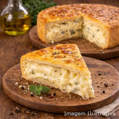 Torta de Quatro Queijos