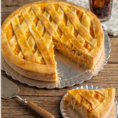 Torta de Frango com Catupiry